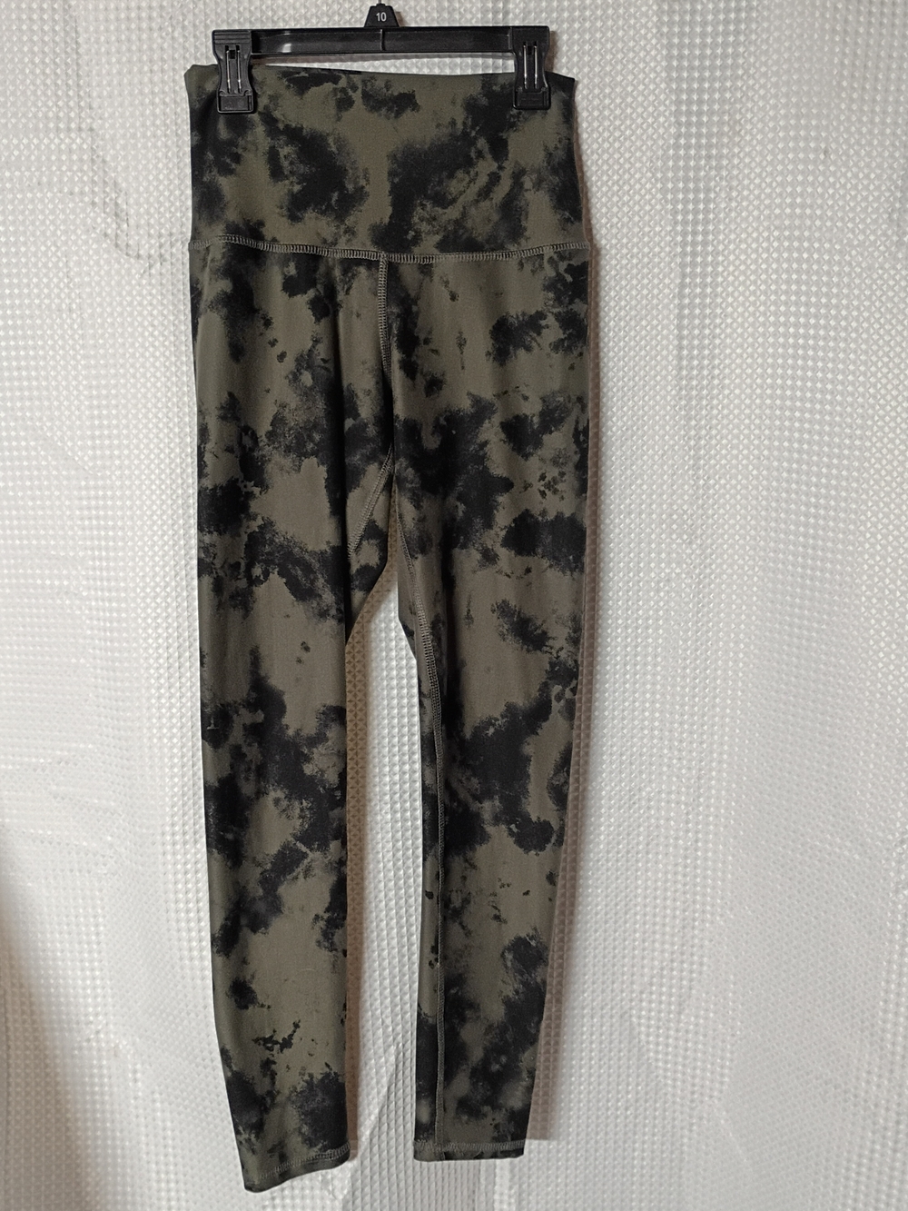 Evolution and Creation Olive & Black Tie-Dye Leggings